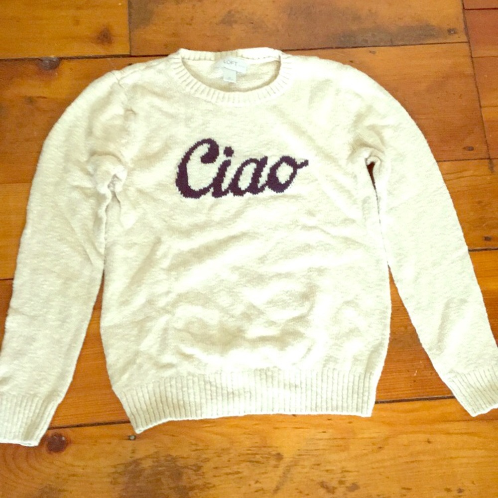 Cream Petite Sweater